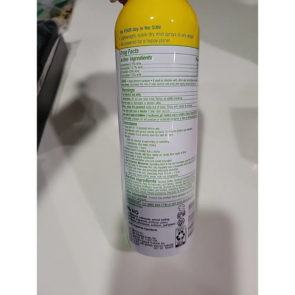 Alba Botanica - Sunscreen Spray Sensitive Formula Spf 50 5 Fl Oz New B9